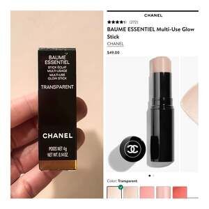 Chanel Baume Essentiel Multi-Use Glow Stick in Transparent. NIB!
